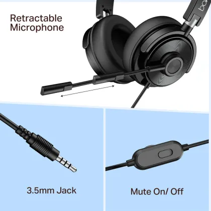 boAt Bassheads 901 Pro Wired Headphones
