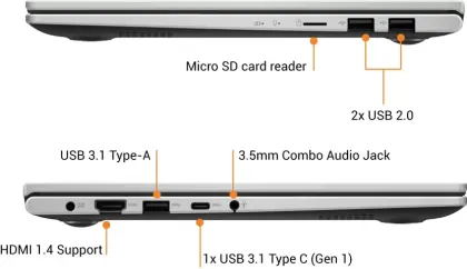 Asus VivoBook M413IA-EK587T Laptop (Ryzen 7/ 8GB/ 512GB SSD/ Win10 Home)