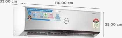 Godrej SIC 24LTC5 WWR 2 Ton 5 Star 2025 Inverter Split AC