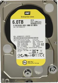 Western Digital RE WD6001FSYZ 6 TB Enterprise Internal Hard Disk Drive