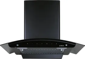 Elica FL 750 SLIM HAC MS NERO Auto Clean Wall Mounted Chimney