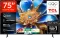 TCL T69D 75 inch Ultra HD 4K Smart QLED TV (75T69D)