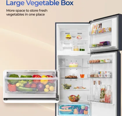 Haier HEF-332GBLA-P 328 L 2 Star Double Door Refrigerator
