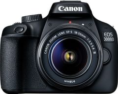 Canon EOS 3000D 24.1MP DSLR Camera (EF-S 18-55mm kit lens)