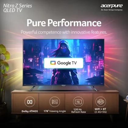 Acerpure Nitro Z 43 inch Ultra HD 4K Smart QLED TV (AP43UGMT96ELNZ5)