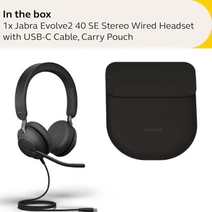 Jabra Evolve2 40 Stereo Type-C Wired Headphones