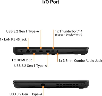 Asus TUF Gaming F15 FX566HCB-HN299TS Gaming Laptop (11th Gen Core i7/ 16GB/ 512GB SSD/ Win10/ 4GB Graph)