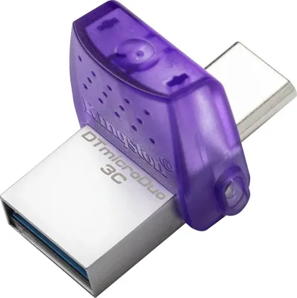 Kingston DataTraveler MicroDuo 3C 128GB USB 3.2 Gen 1 Flash Drive - image 3