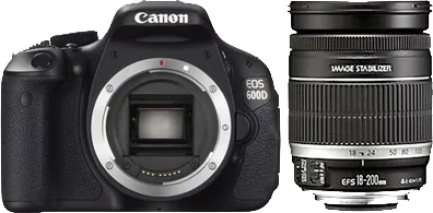Canon EOS 600D SLR (Kit III EF-S 18-200mm Lens)
