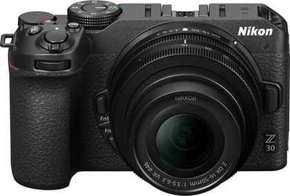 Nikon Z30 20.9MP Mirrorless Camera (Nikkor Z DX 16 - 50 mm f/3.5 - 6.3 VR + Nikkor Z DX 50 - 250 mm f/4.5 - 6.3 VR Lens)