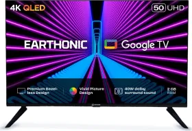 Earthonic AE50UH4KQ719F 50 inch Ultra HD 4K Smart QLED TV