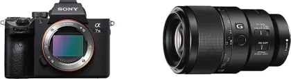Sony Alpha ILCE-7M3 24.2MP Mirrorless Camera with Sony FE 90 mm F/2.8 Macro G OSS Lens