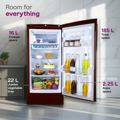 Godrej RD 195E TAF 185 L 5 Star Single Door Refrigerator