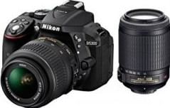 Nikon D5300 DSLR Camera (AF-S 18-55 VRII + 55-200 VRII Lens)