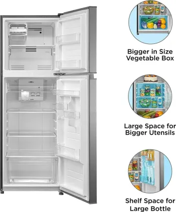 Midea MDRT359FGI50 233 L 2 Star Double Door Refrigerator