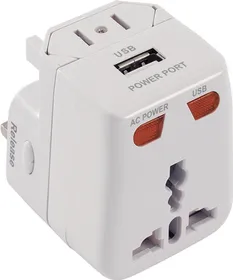 Stk World Travel Charger Adaptor 1amp Usb With New Blister Style