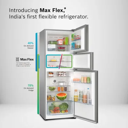 Bosch MaxFlex CMC36S03NI 335 L 3 Star Triple Door Refrigerator