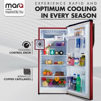 MarQ By Flipkart 180BD2MQ24-SW 183 L 1 Star Single Door Refrigerator
