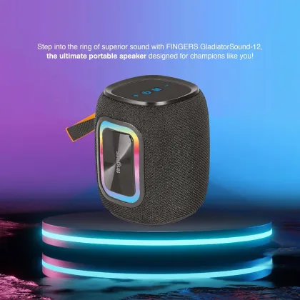 Fingers Gladiator Sound 12W Bluetooth Speaker