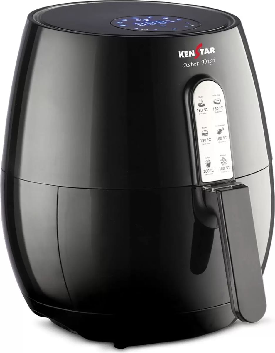 Black+Decker 2.6L Digital Air Fryer White and Black 220V