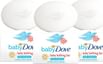 Baby Dove Rich Moisture Bathing Bar 75 g (Combo Pack of 3) Gentle Soap for Baby's Soft Skin - Hypoallergenic, No Sulphates, No Parabens