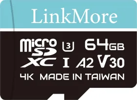 LinkMore XV23 Lite 64GB Micro SDXC UHS-I Memory Card