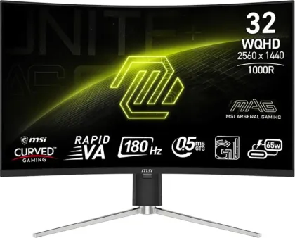 MSI MAG 325CQRF QD E2 31.5 inch Quad HD Curved Monitor