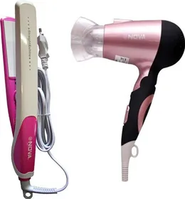 Nova Blazon NHD-2806 Dryer + NHS-879 Hair Straightener