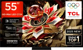 TCL C72K 55 inch Ultra HD 4K Smart Mini LED TV (55C72K)