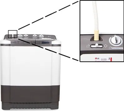 LG P8539R3SM 7.5kg Semi Automatic Top Load Washing Machine