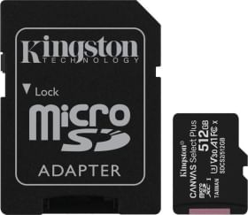 Kingston Canvas Select Plus 512GB UHS-I Class 10 Memory Card