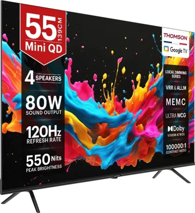 Thomson TH55QDMini1066 55 inch Ultra HD 4K Smart Mini LED TV