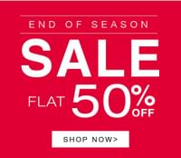 End Of Season Sale : Flat 50% OFF