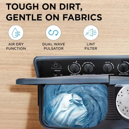 Midea MWMSA080PPG 8 Kg Semi Automatic Washing Machine