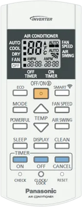 Panasonic KU18YKYF1 1.5 Ton 3 Star Inverter Split AC