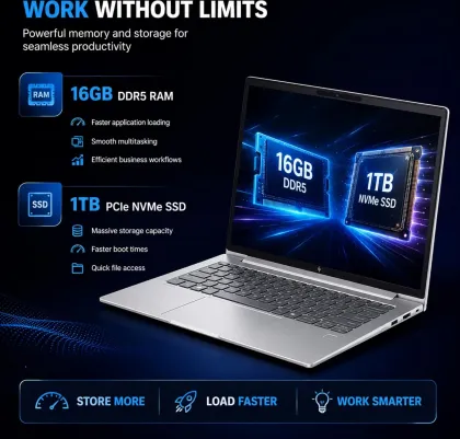 HP EliteBook 6 G1i 14 D67LHAT Laptop (Intel Core Ultra 5 225H/ 16GB/ 1TB SSD/ Win11)