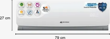 Micromax ACS12C3B3TS6WHIIDU 1 Ton 3 Star Split AC