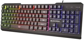 Amkette EvoFox Warhammer 433BK RGB Wired Keyboard