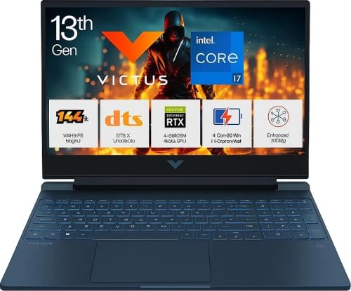 HP Victus 15-fa2103tx Gaming Laptop (13th Gen Core i7/ 16GB/ 512GB SSD/ Win11/ 6GB RTX4050)