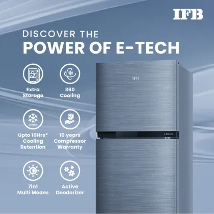 IFB IFBFF-2902NBSE 243 L 2 Star Double Door Refrigerator