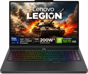 Lenovo Legion Pro 5 16IAX10 83F300D8IN Gaming Laptop (Intel Core Ultra 9 290HX Plus/ 24GB/ 512GB SSD/ Win11/ 12GB Graph RTX 5070)