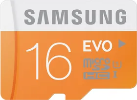 Samsung 16GB MicroSDHC Memory Card (Class 10 Evo)