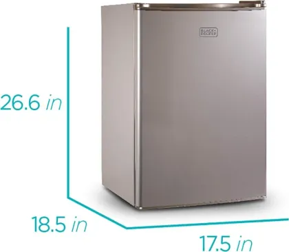 BLACK+DECKER BCRK25V 2.5 Cu Ft Single Door Mini Refrigerator