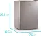 BLACK+DECKER BCRK25V 2.5 Cu Ft Single Door Mini Refrigerator
