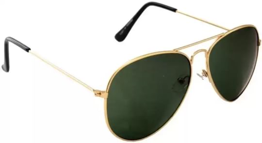 Amour-Propre  Aviator Sunglasses  (Green)