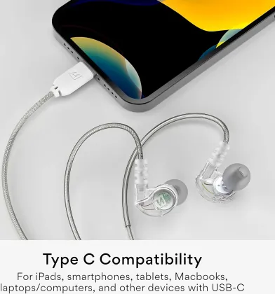 MEE Audio M6 Sport Type-C Wired Earphones