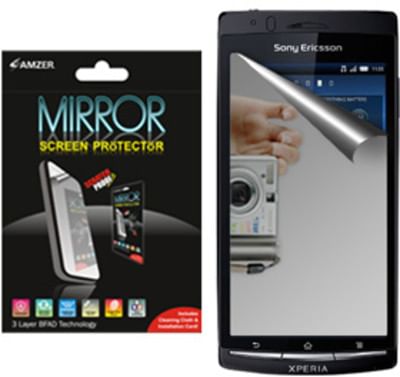 Amzer 91361 Mirror Screen Protector with Cleaning Cloth for Sony Ericsson Xperia Arc S, Sony Ericsson Xperia arc
