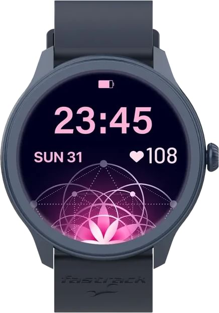 Fastrack Reflex Invoke Smartwatch Black: BT Calling, Advanced