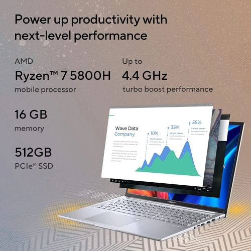 Asus Vivobook 16X M1603QA-MB742WS Laptop (Ryzen 7-5800H/ 16GB/ 512GB SSD/ Win11 Home)