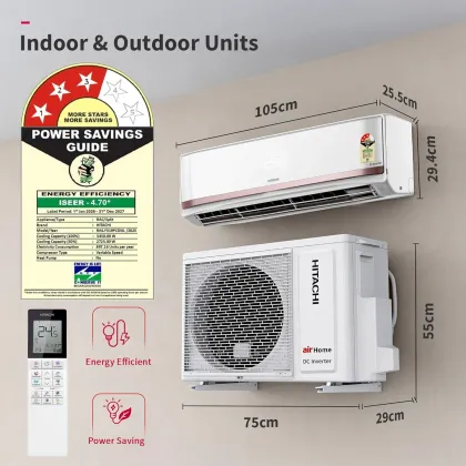 Hitachi RAS.Y319PCDISL 1.5 Ton 3 Star 2026 Inverter Split AC